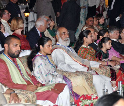 Three generations of the House of Mewar Family together attending a conference in Udaipur